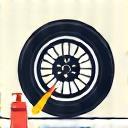 Icône nettoyage et brillant pneus